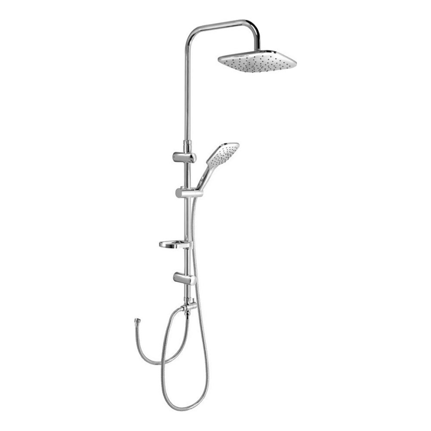 Aqualine - Dušo komplektas KERA blizgus chromas