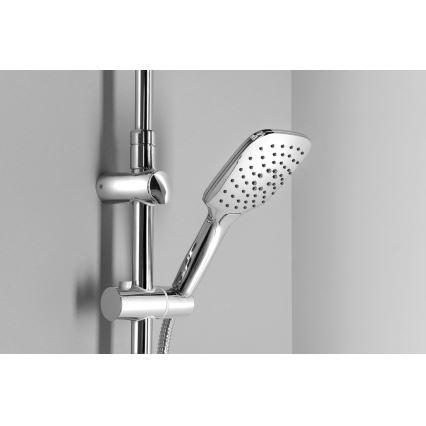 Aqualine - Dušo komplektas KERA blizgus chromas