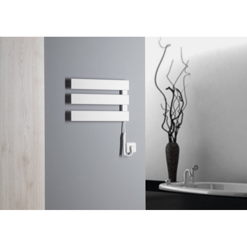 Aqualine - Elektrinis rankšluosčių džiovintuvas ELVIS 50W 46x34 cm balta