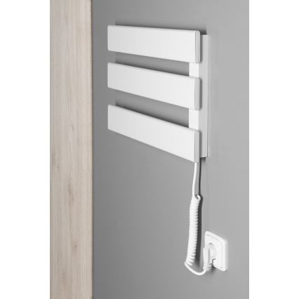 Aqualine - Elektrinis rankšluosčių džiovintuvas ELVIS 50W 46x34 cm balta