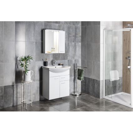 Aqualine - Įleidžiamas praustuvas ZERO 65x46 cm keramika/balta