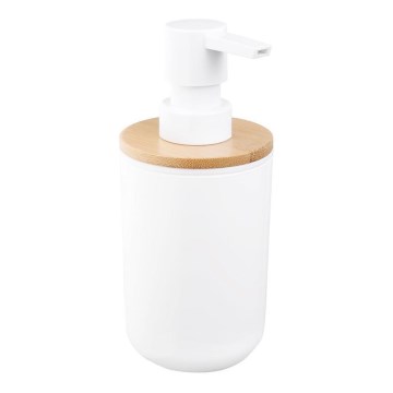 Aqualine - Muilo dozatorius SNOW 350 mm balta/bambukas