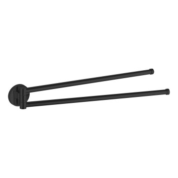 Aqualine - Rotating siena rankšluostis laikiklis SAMBA 47 cm juoda