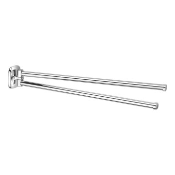 Aqualine - Sieninė pasukama rankšluosčių kabykla RUMBA 45 cm blizgus chromas