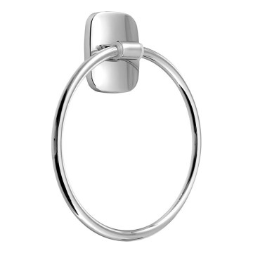Aqualine - Sieninė rankšluosčių kabykla RUMBA diametras 15,6 cm blizgus chromas