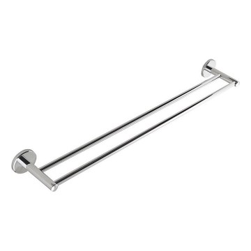 Aqualine - Sieninė rankšluosčių kabykla SAMBA 12x64,5 cm blizgus chromas