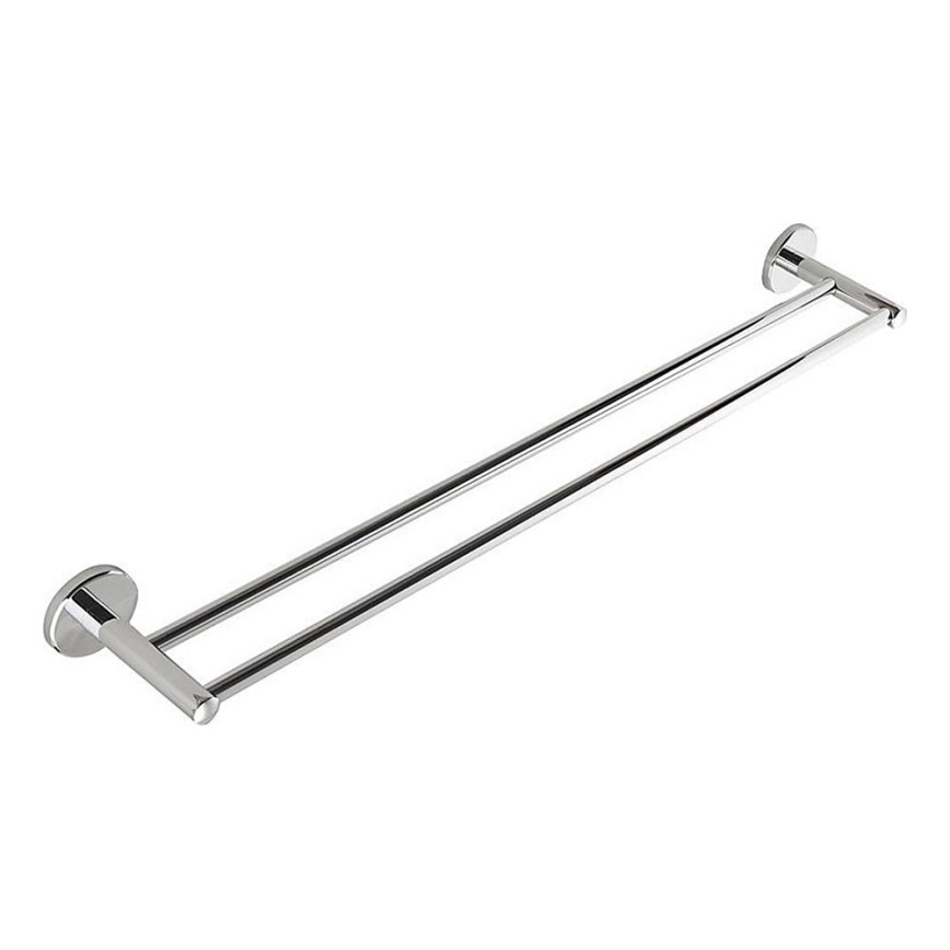 Aqualine - Sieninė rankšluosčių kabykla SAMBA 12x64,5 cm blizgus chromas
