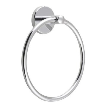 Aqualine - Sieninė rankšluosčių kabykla SAMBA diametras 15,5 cm blizgus chromas