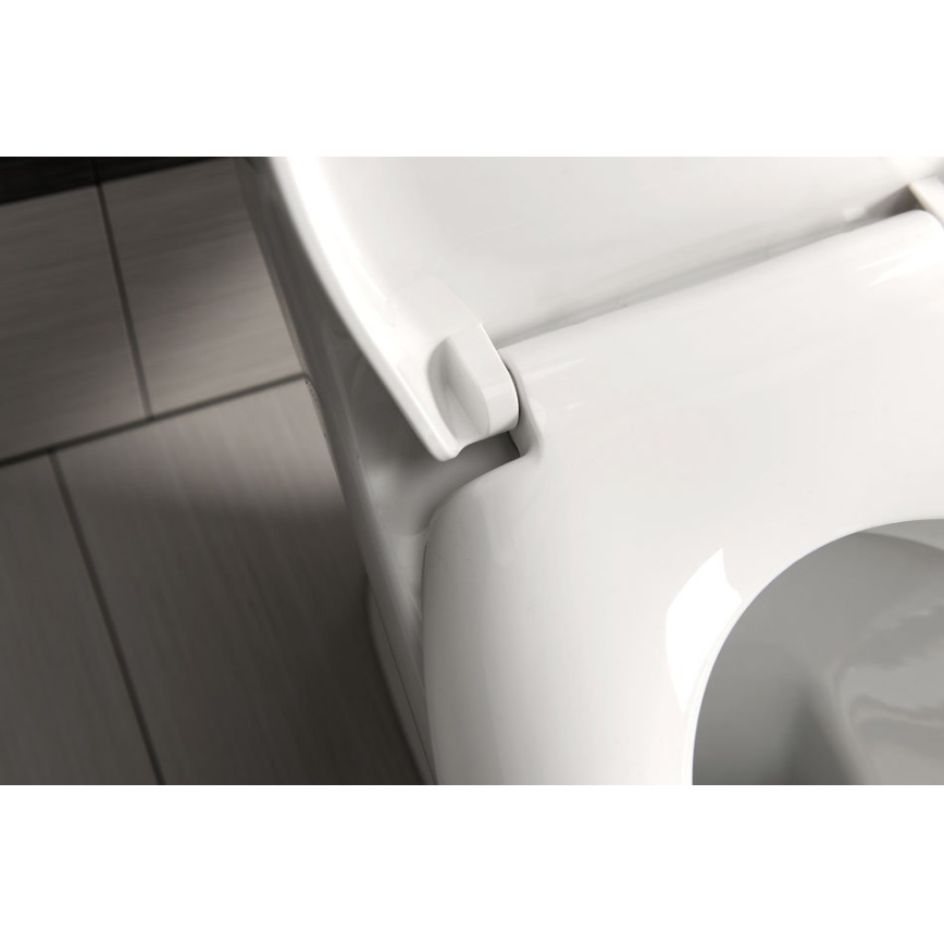 Aqualine - Tualeto dangtis SOFIA SoftClose balta