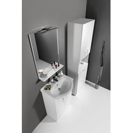 Aqualine - Veidrodis BETA 50x70 cm baltas