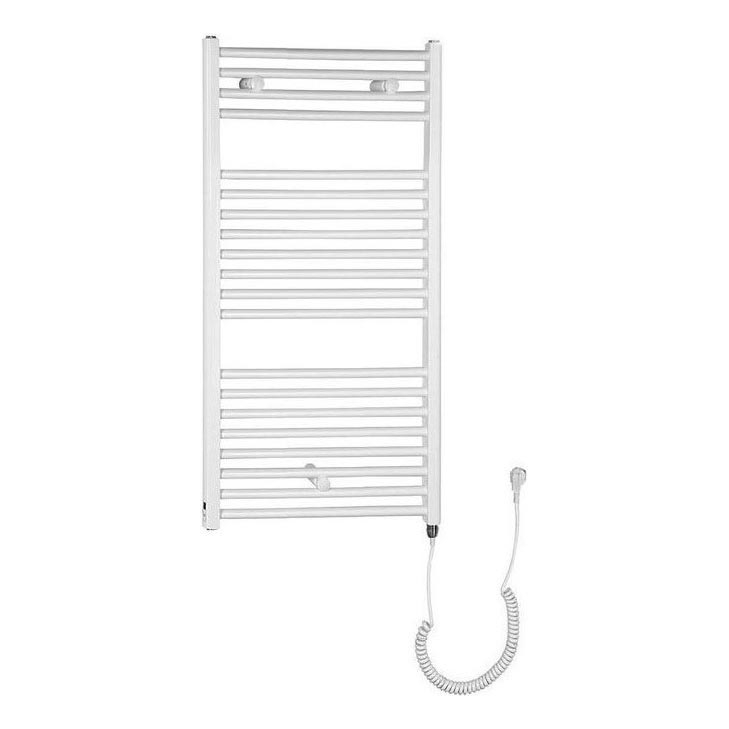 Aqualine - Vonios kambario elektrinis radiatorius DIRECT-E 300W/230V 96 cm baltas tiesus