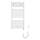 Aqualine - Vonios kambario elektrinis radiatorius DIRECT-E 300W/230V 96 cm baltas tiesus