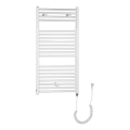 Aqualine - Vonios kambario elektrinis radiatorius DIRECT-E 300W 96x45 cm baltas