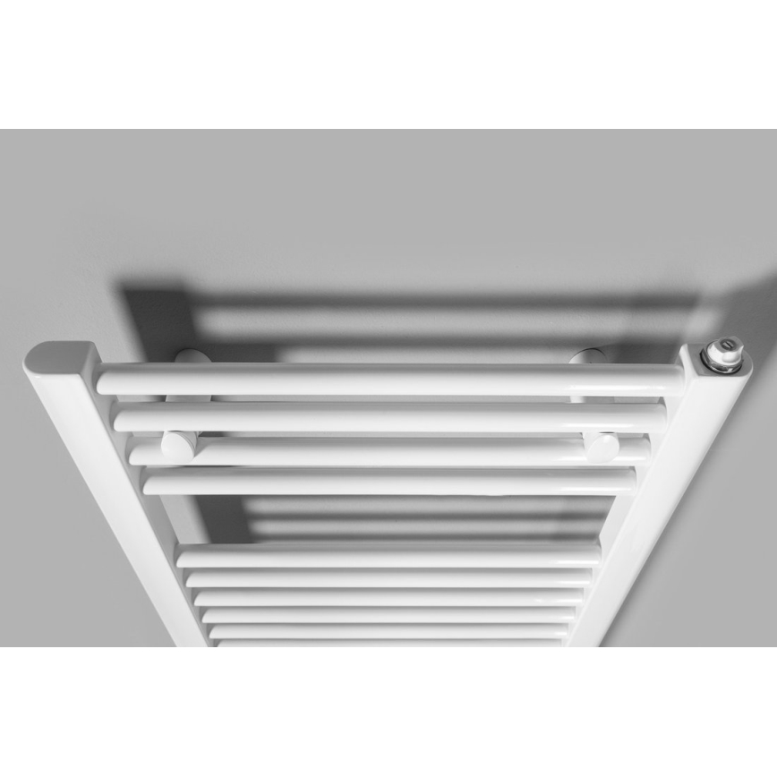 Aqualine - Vonios kambario elektrinis radiatorius DIRECT-E 400W/230V 96 cm baltas tiesus