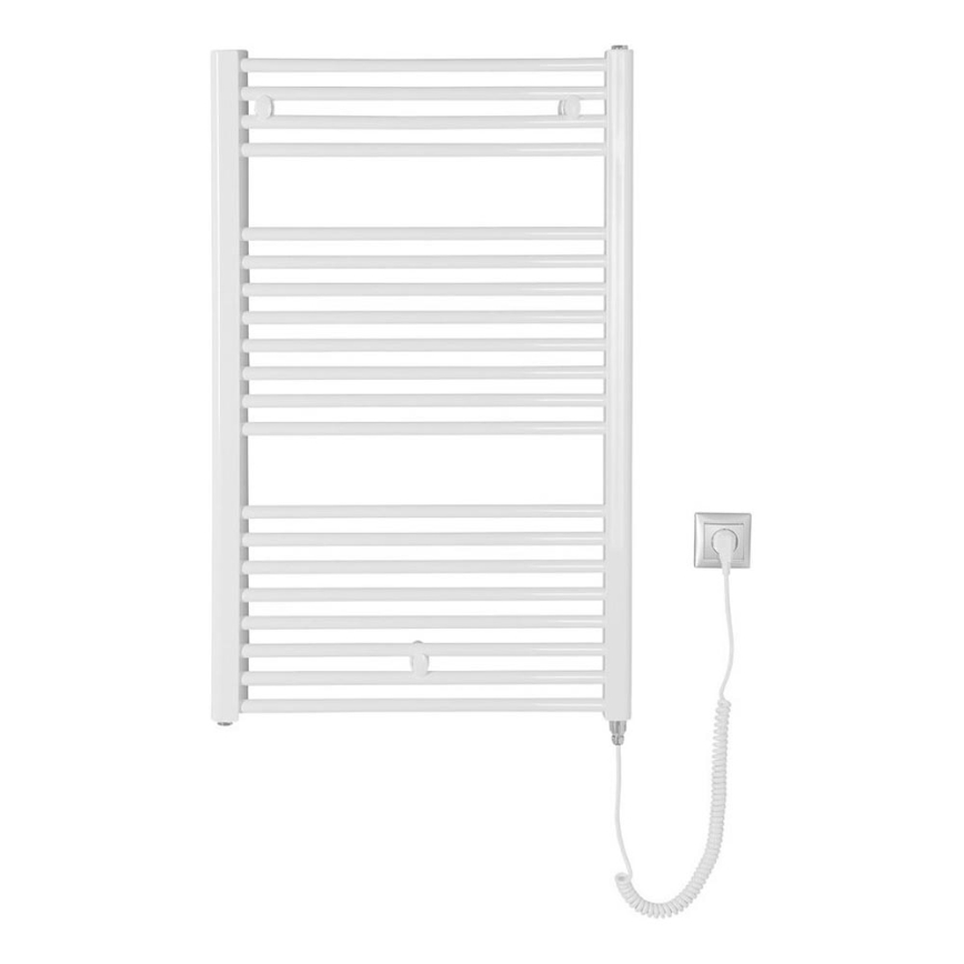 Aqualine - Vonios kambario elektrinis radiatorius DIRECT-E 400W/230V 96 cm baltas tiesus