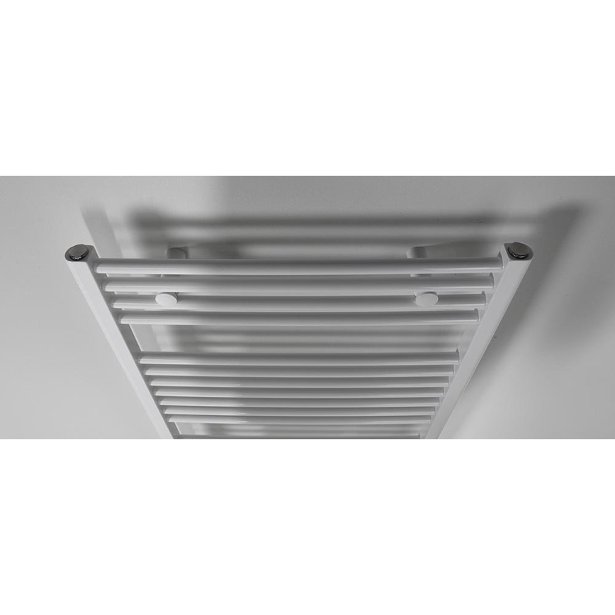 Aqualine - Vonios kambario elektrinis radiatorius DIRECT-E 800W/230V 168 cm baltas tiesus