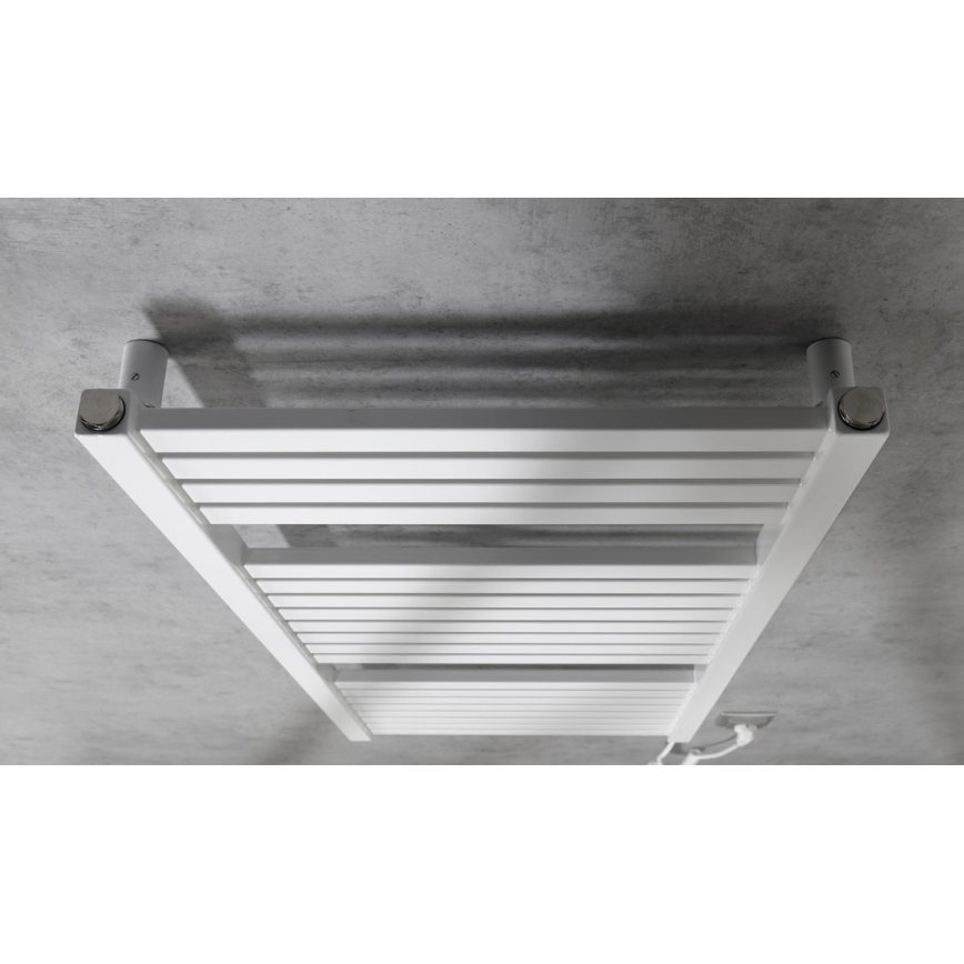 Aqualine - Vonios kambario elektrinis radiatorius TONDI-E 300W/230V 97 cm balta tiesus