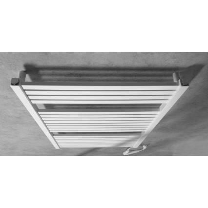 Aqualine - Vonios kambario elektrinis radiatorius TONDI-E 400W/230V 97 cm baltas tiesus