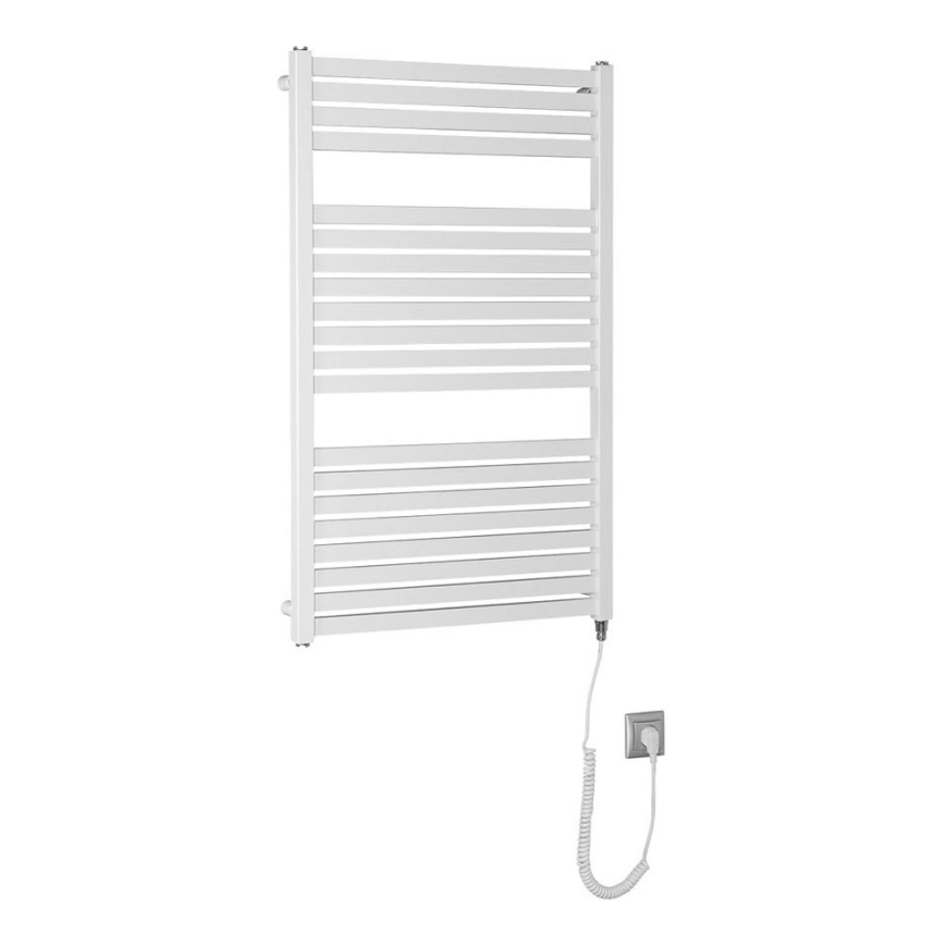Aqualine - Vonios kambario elektrinis radiatorius TONDI-E 400W/230V 97 cm baltas tiesus