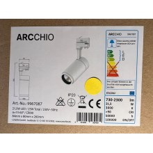 Arcchio - LED Akcentinis šviestuvas bėgių sistemai NANNA LED/21,5W/230V