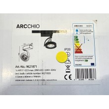 Arcchio - LED Akcentinis šviestuvas bėgių sistemai RICK AR111 1xG53/13W/230V