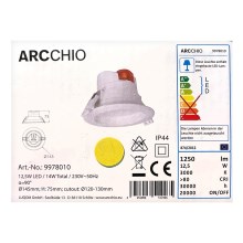 Arcchio - LED įleidžiamas lubinis vonios šviestuvas ARIAN LED/12,5W/230V IP44