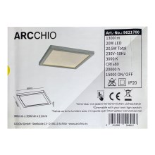 Arcchio - LED Reguliuojamas lubinis šviestuvas SOLVIE LED/20W/230V