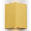 Argon 0916 - Sieninis šviestuvas SKIATOS 2xGU10/5W/230V aukso