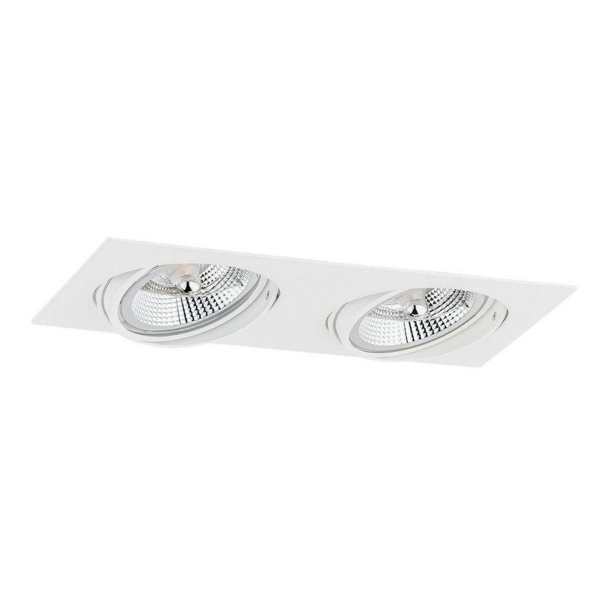 Argon 1046 - Lubinis šviestuvas OLIMP 2xGU10-AR111/12W/230V baltas