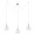 Argon 1354 - LED sietynas, kabinamas ant virvės TULUZA 3xLED/5W/230V