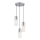 Argon 1465 - Pakabinamas sietynas BURGOS 3xE27/15W/230V blizgus chromas