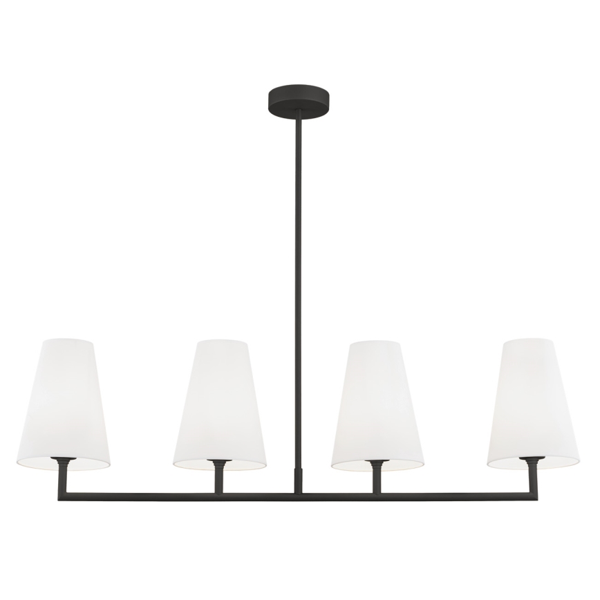 Argon 1831 - Sietynas ant stulpo SAFIANO 4xE27/15W/230V juoda