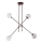 Argon 1842 - Sietynas ant stulpo ABSOS 4xE14/7W/230V alabasteris ruda