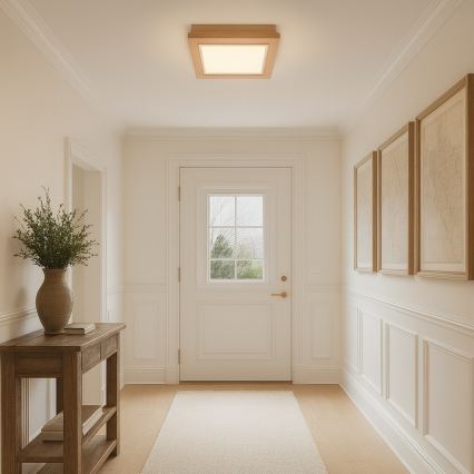 Argon 1871 - Lubinis šviestuvas TABOR 4xE27/15W/230V 52x52 cm smėlinė