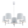 Argon 2076 - Sietynas ant stulpo BOLZANO 5xE27/15W/230V mėlyna