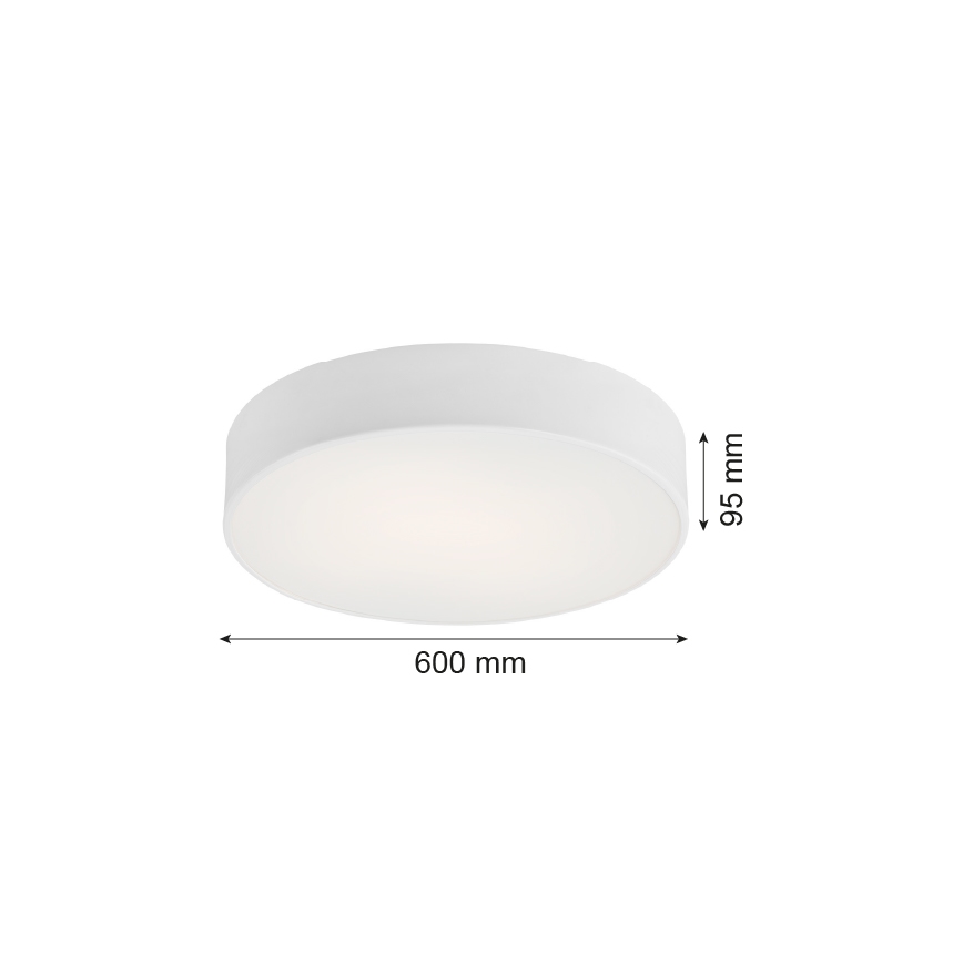 Argon 2082 - Lubinis šviestuvas DARLING 5xE27/15W/230V d. 60 cm baltas