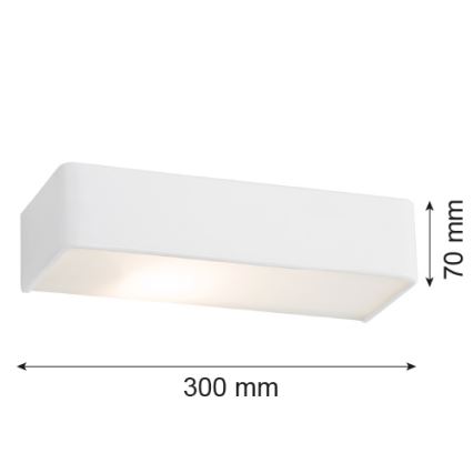 Argon 3072 - Sieninis šviestuvas RODAN 1xE27/15W/230V