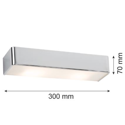 Argon 3074 - Sieninis šviestuvas RODAN 1xE27/15W/230V