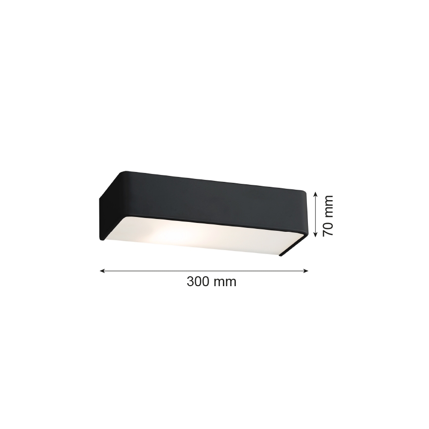 Argon 3075 - Sieninis šviestuvas RODAN 1xE27/15W/230V