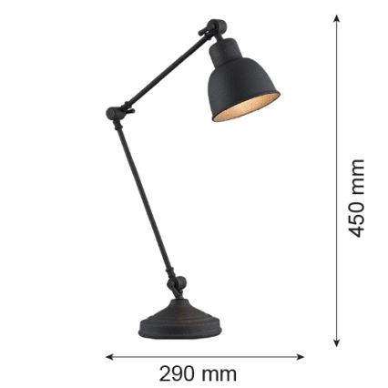 Argon 3197 - Stalinis šviestuvas EUFRAT 1xE27/15W/230V