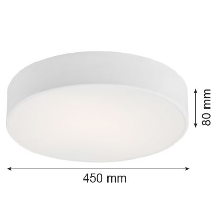 Argon 3568  - LED lubinis šviestuvas DARLING LED/35W/230V d. 45 cm baltas