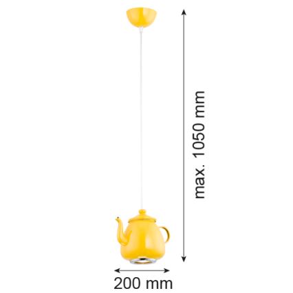 Argon 3651 - Pakabinamas šviestuvas JAMAJKA 1xGU10/50W/230V