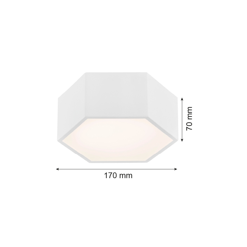 Argon 3828 - LED Lubinis šviestuvas ARIZONA LED/9W/230V baltas