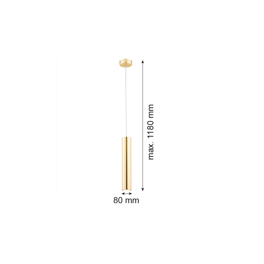 Argon 4057 - Pakabinamas sietynas GOMERA 1xGU10/5W/230V žalvaris