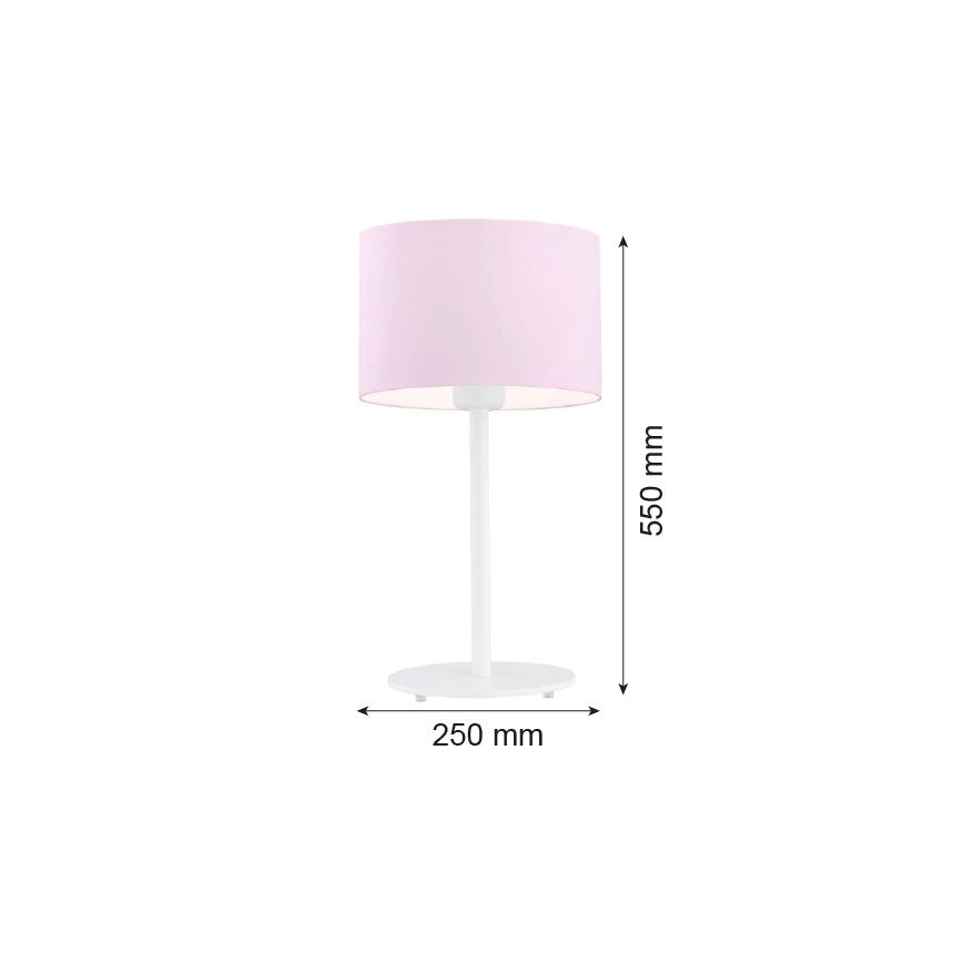 Argon 4128 - Stalinė lempa MAGIC 1xE27/15W/230V rožinė/balta