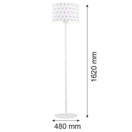 Argon 4129 - Toršeras MAGIC 1xE27/15W/230V baltas