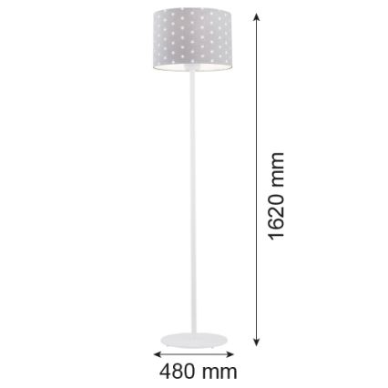 Argon 4130 - Toršeras MAGIC 1xE27/15W/230V pilkas/baltas
