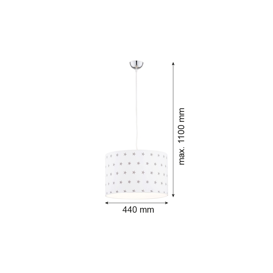 Argon 4133 - Pakabinamas sietynas MAGIC 1xE27/15W/230V baltas