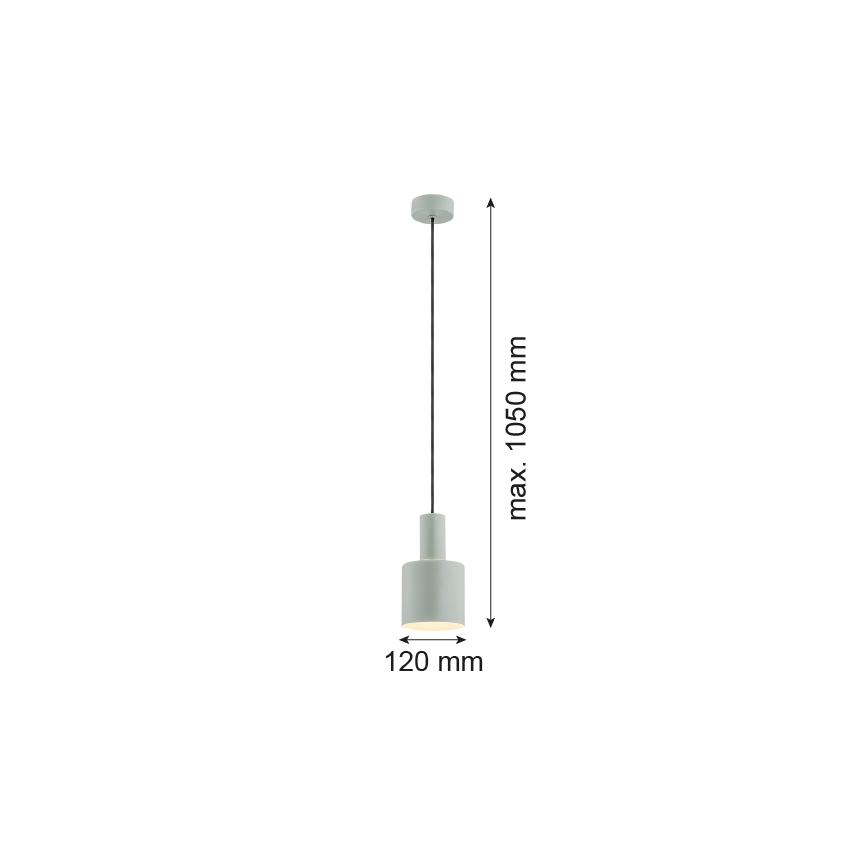 Argon 4217 - Pakabinamas sietynas SINES 1xE27/15W/230V d. 12 cm žalias