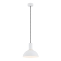 Argon 4220 - Pakabinamas šviestuvas ant laido SINES 1xE27/15W/230V skersmuo 28 cm baltas